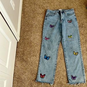 Butterfly jeans